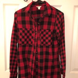 Red and black flannel
